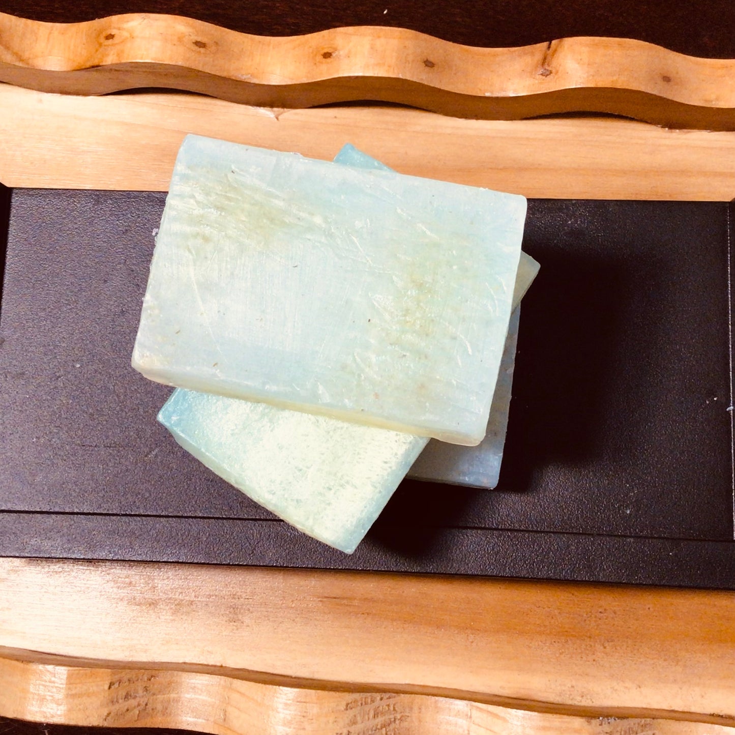 Embedded Handmade Organic Exfoliating Glycerin Soap