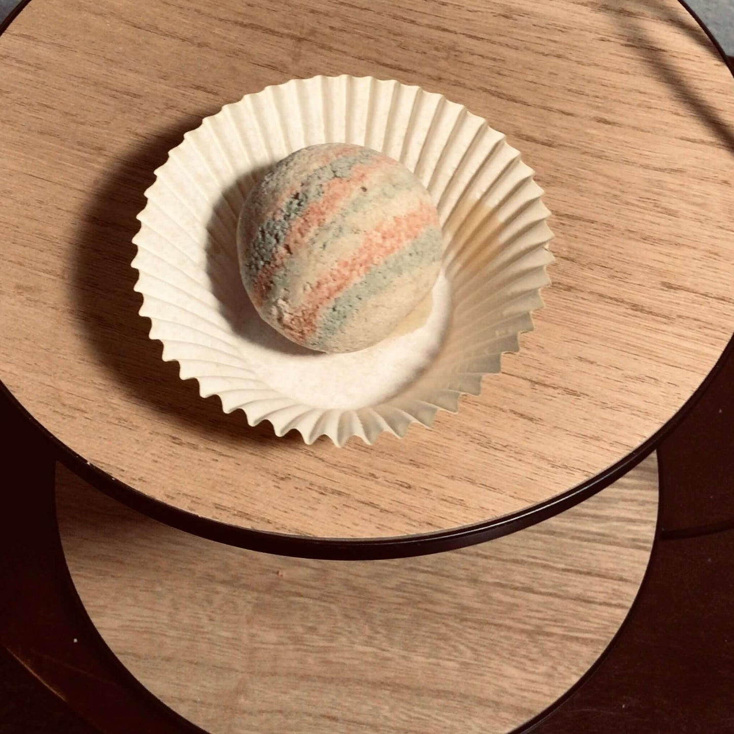 handmade organic small sized bath bombs perfect for sharing and travel, crafted with ingredients safe for entire family