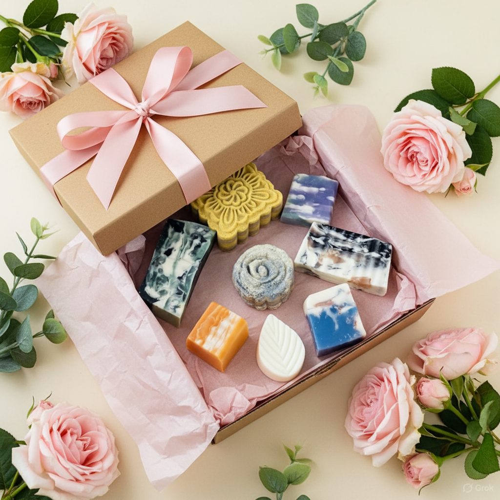 Handcrafted Soaps by SynEb Luxury Soap Gift Set