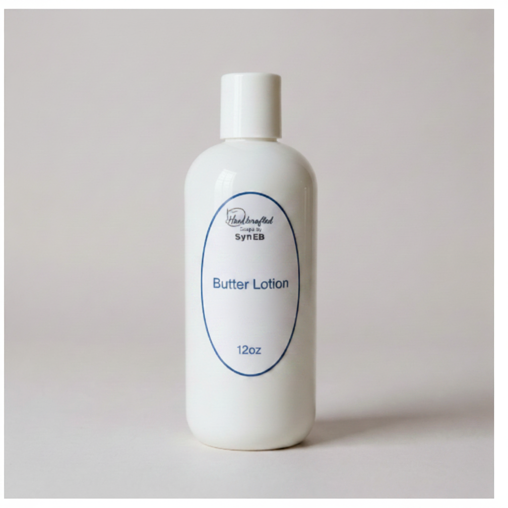 12oz Butter Lotion with size