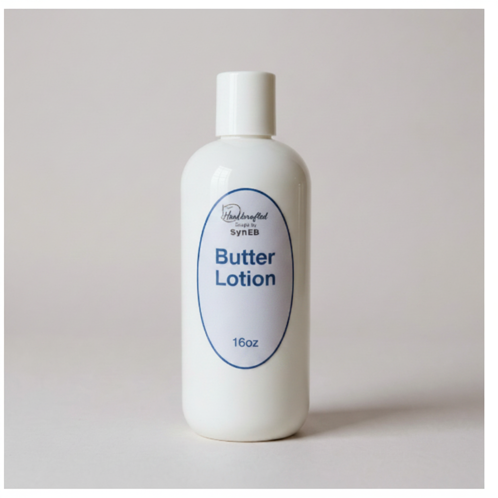 16oz Butter Lotion with size