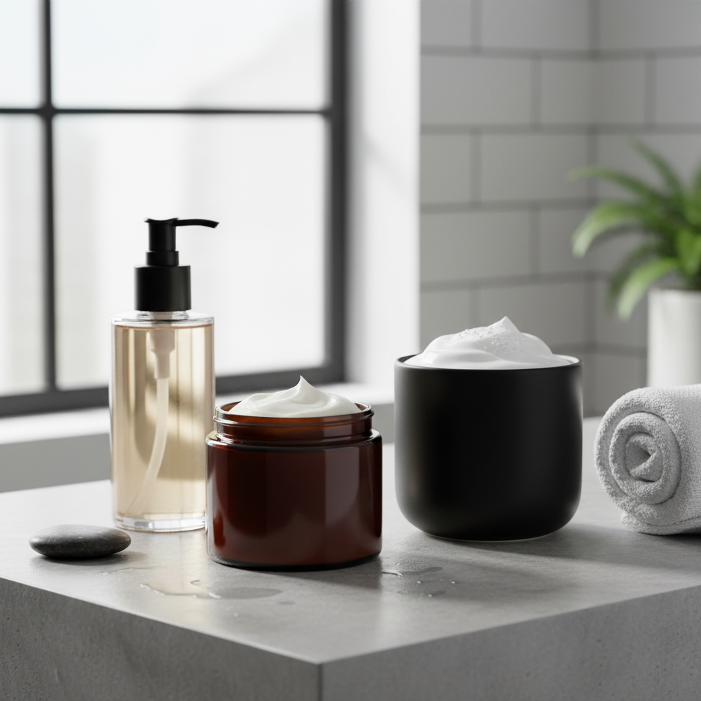 3 Containers on Sink - No Text