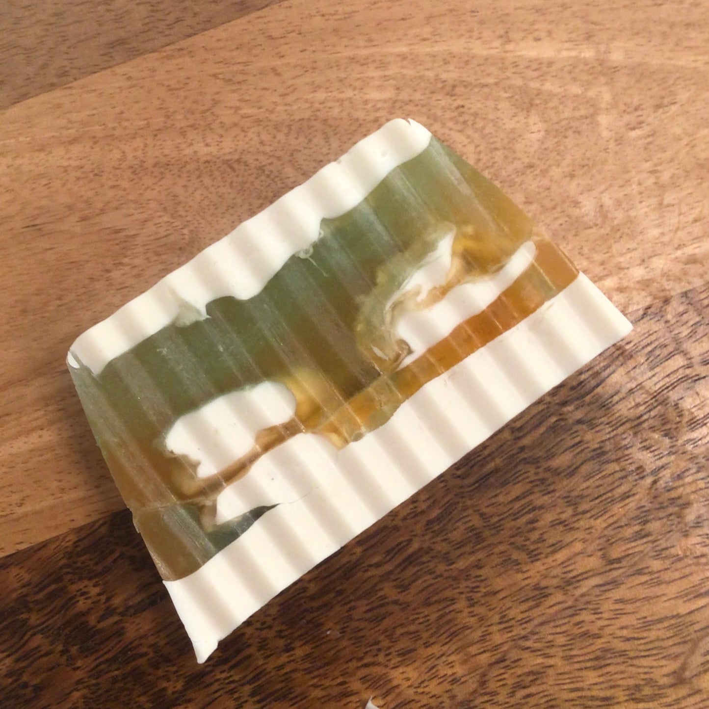Handcrafted Soaps by SynEb Goats Milk Cream Facial Bar - bar detail