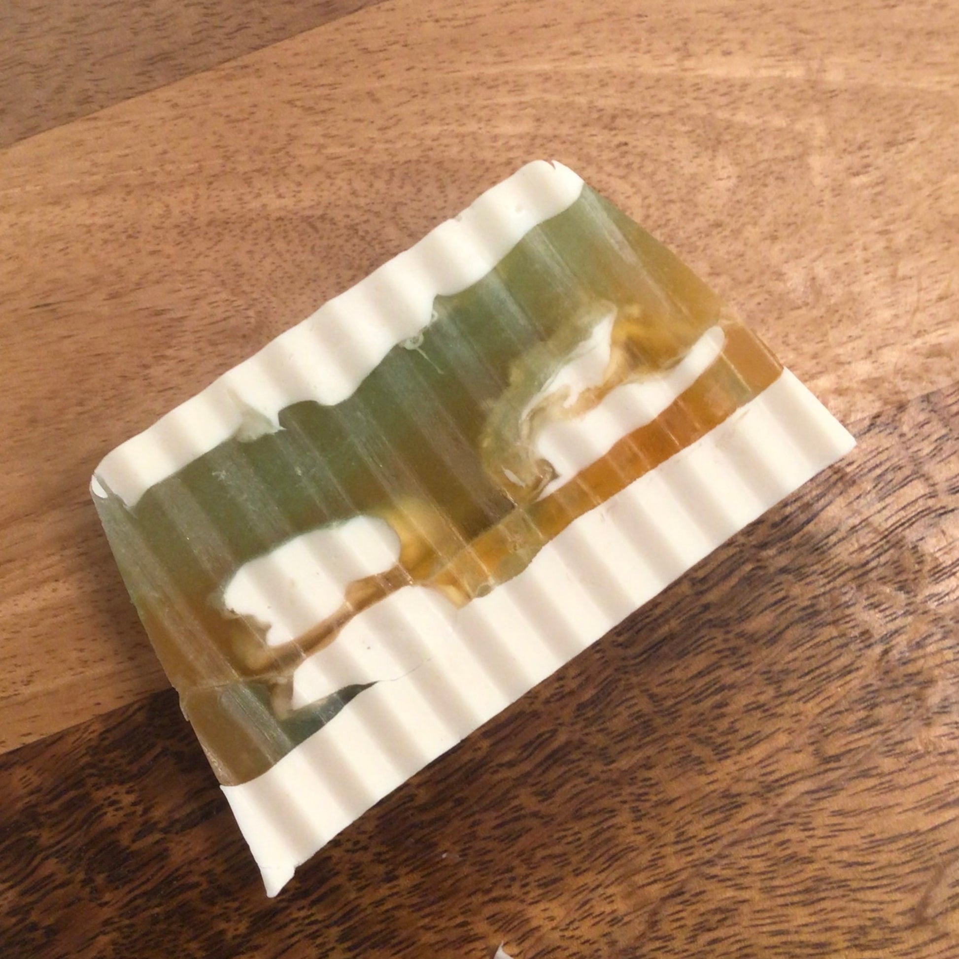Handcrafted Soaps by SynEb Goats Milk Cream Facial Bar - bar detail