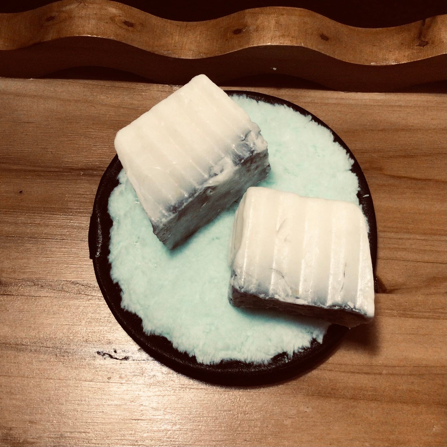 handmade organic creamy goat's milk and activated charcoal soaps for gently detoxed and moisturized skin for entire family