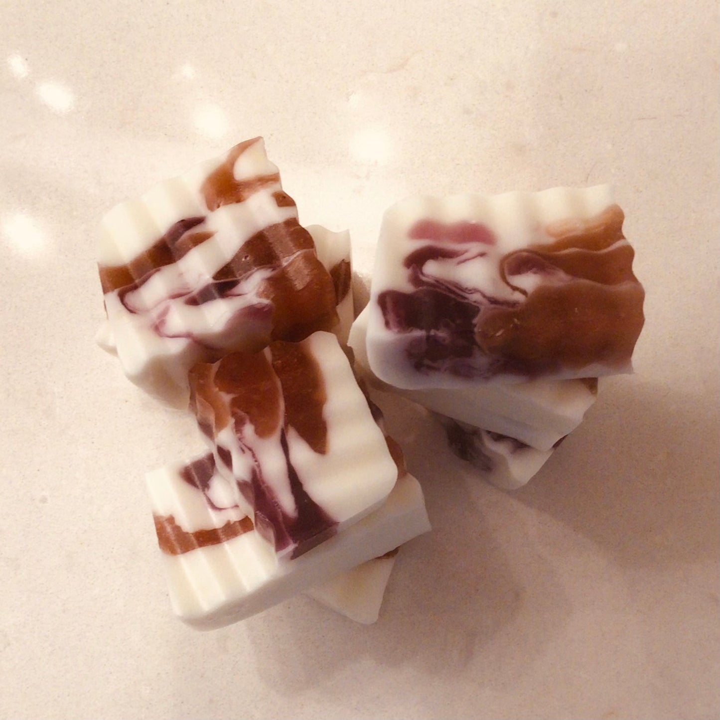 SynEb Goats Milk Facial Bar and Nugget sizes - gentle glycerin facial cleanser