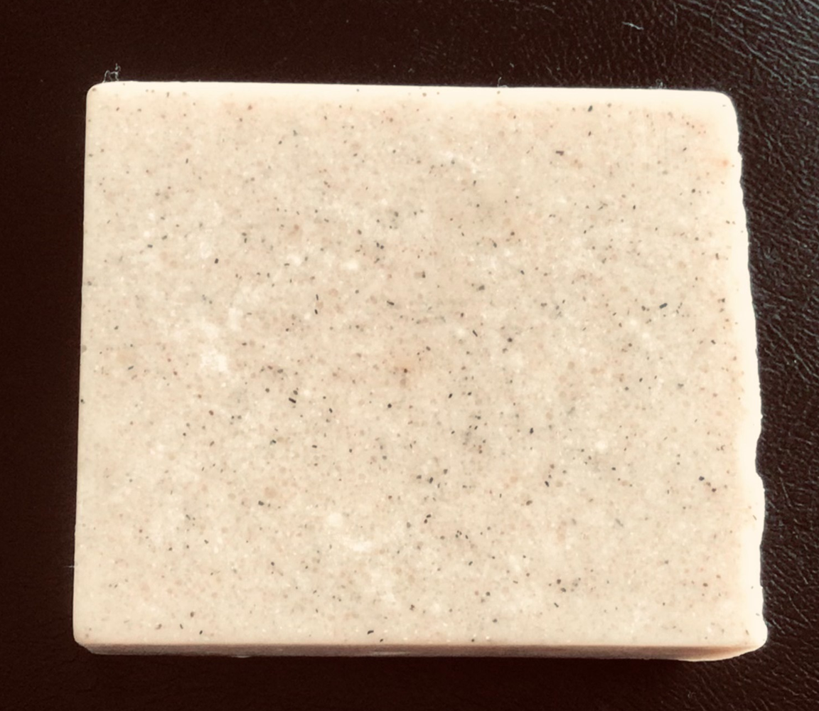Single Handcrafted Soaps by SynEb Mechanics Bar Nugget close-up showing speckled texture